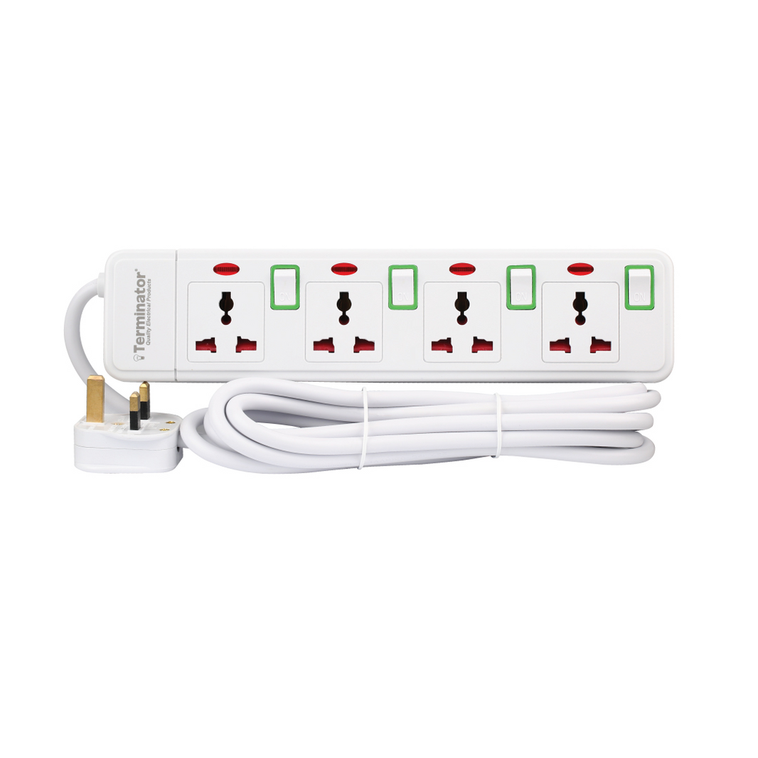 TERMINATOR EXTE/ SOCKET 4WAY 5M TPB414N