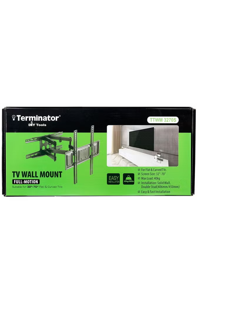 TERMINATOR TV WALL MOUNT 32"X70"