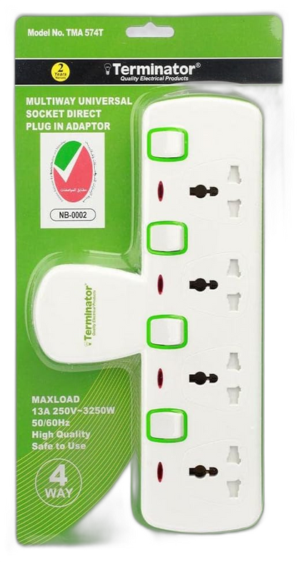 TERMINATOR 4 WAY MULTI ADAPTOR