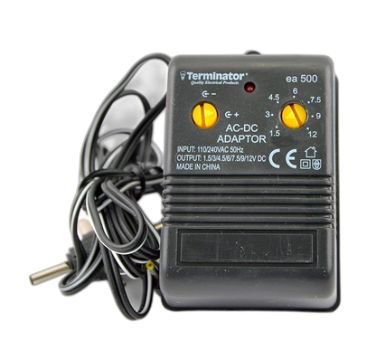 TERMINATOR AC-DC POWER ADAPTOR 500MA