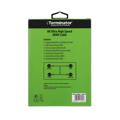 TERMINATOR HDMI CABLE THDMIC2.1-2008-3M