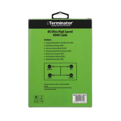 TERMINATOR HDMI CABLE THDMIC2.1-2008-3M