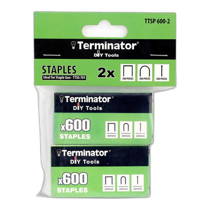 TERMINATOR STAPLES PIN HVY TTSP600-2