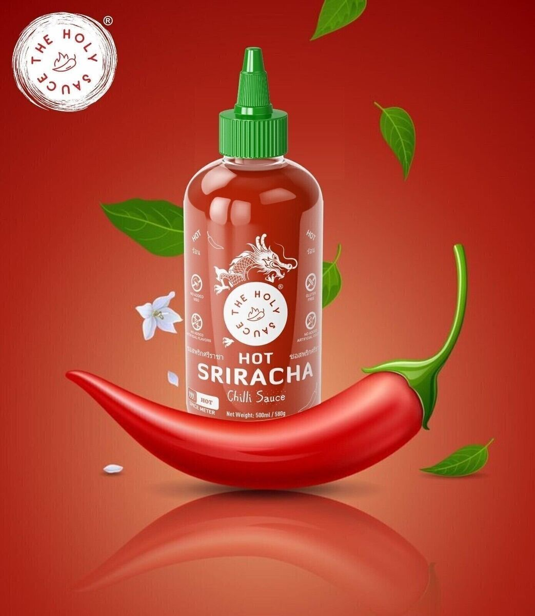 THE HOLLY SRIRACHA HOT CHILLI SAUCE 300gm