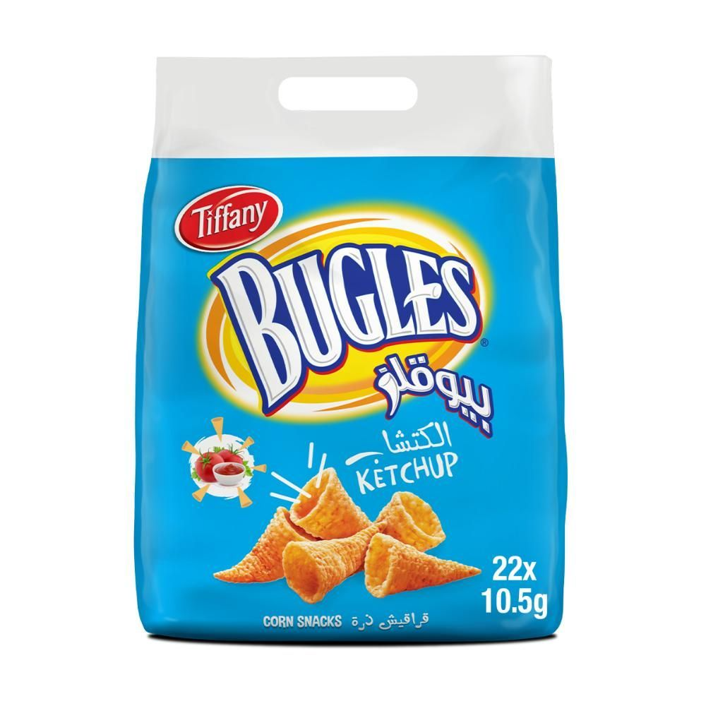 TIFFANY BUGLES KETCHUP CORN 22x10.5gm