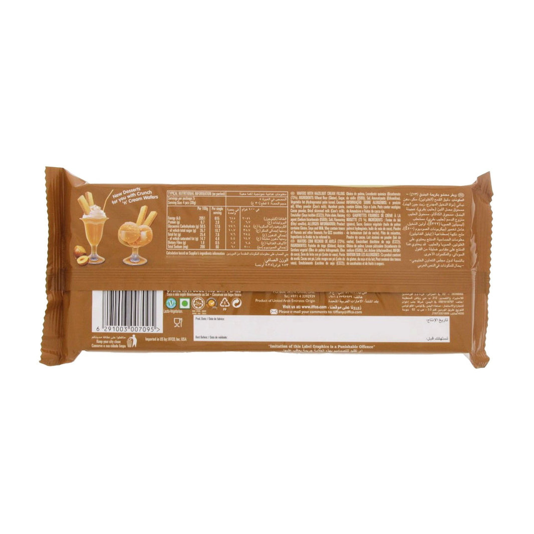TIFFANY CRUNCH CREAM HAZELNUT WAFER 135gm
