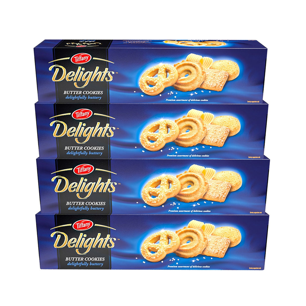 TIFFANY DELIGHT BUTTER COOKIES 4x80gm