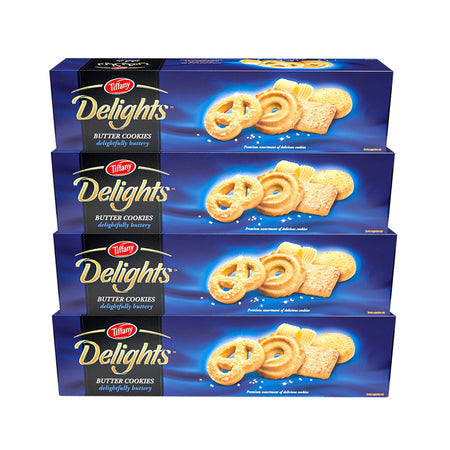 TIFFANY DELIGHT BUTTER COOKIES 4x80gm
