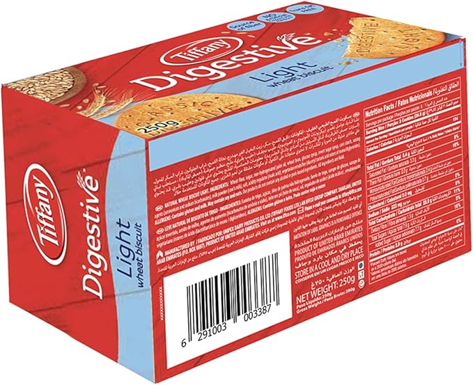 TIFFANY DIGESTIVE BISCUIT 250gm
