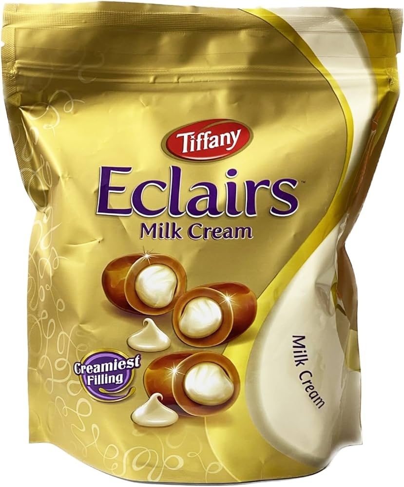 TIFFANY ECLAIRS MILK CANDY 550gm