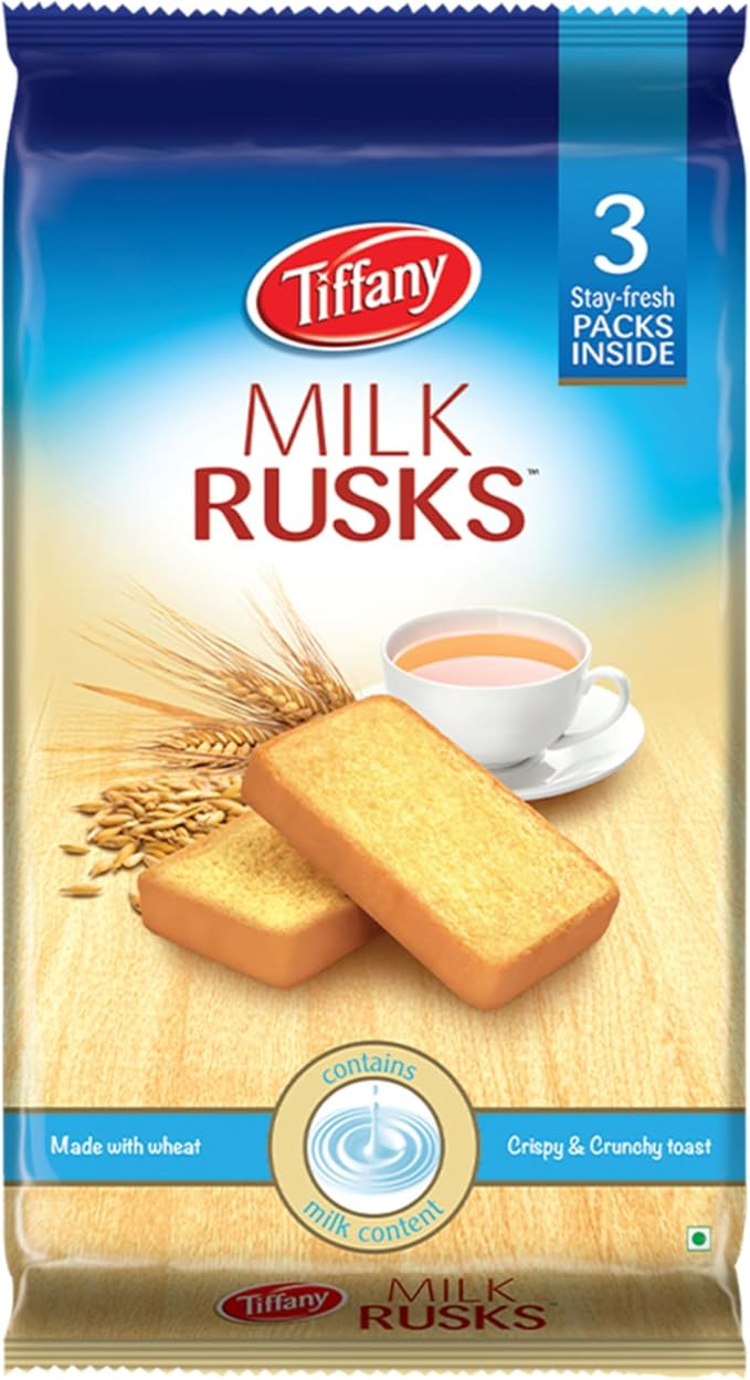 TIFFANY MILK RUSKS 2x280gm