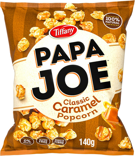 TIFFANY PAPA JOE CRML POPCORN 140gm