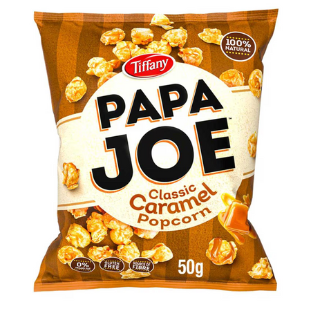 TIFFANY PAPA JOE CRML POPCORN 50gm