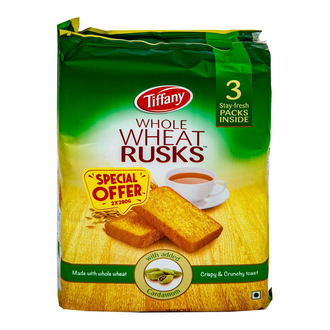 TIFFANY WHEAT RUSK CRMD 2x280gm