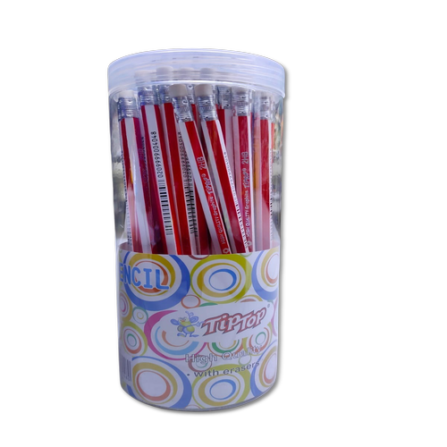TIPTOP PENCIL W/ERASER 60Pcs
