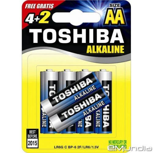 TOSHIBA BATTERY 6ps AA 06AA