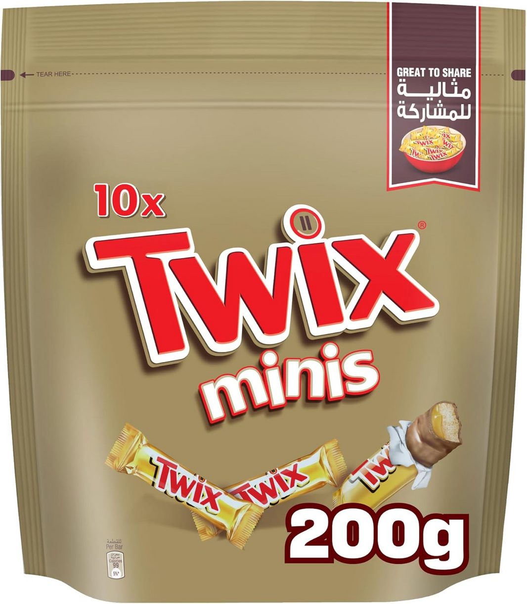 TWIX MINIS 200gm