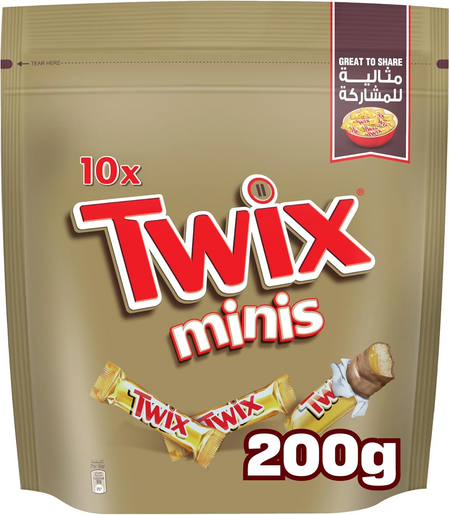 TWIX MINIS 200gm