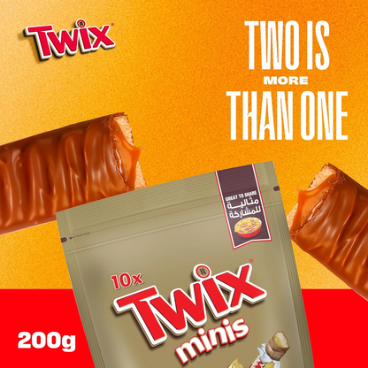 TWIX MINIS 200gm