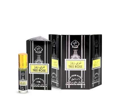 Tayyib Tree Rose Roll-On Perfume Oil, 6x6ml