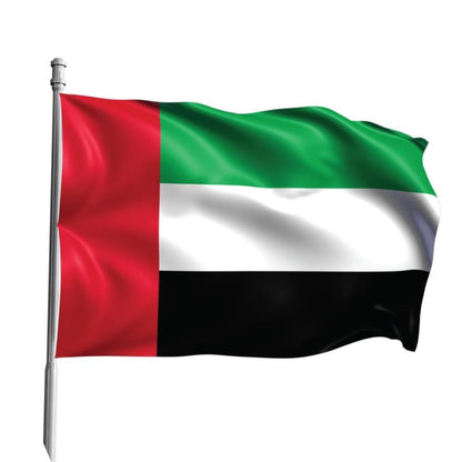 UAE National Flag Satin Material – 1.5x5m without Flagpole Ideal for Indoor & Outdoor