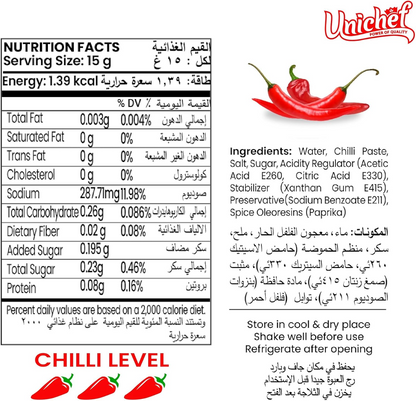 UNICHEF HOT SAUCE 6x88ml