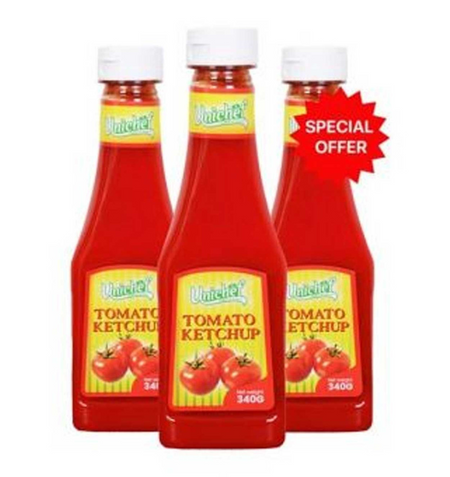 UNICHEF TOMATO KETCHUP 3x340gm