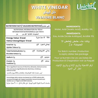 UNICHEF WHITE VINEGAR 1Ltr