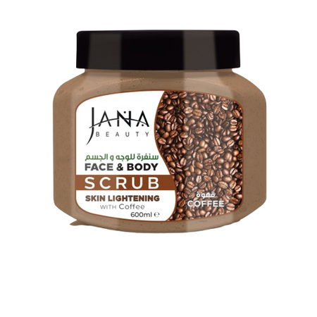 Jana Coffee Face & Body Scrub, 600ml