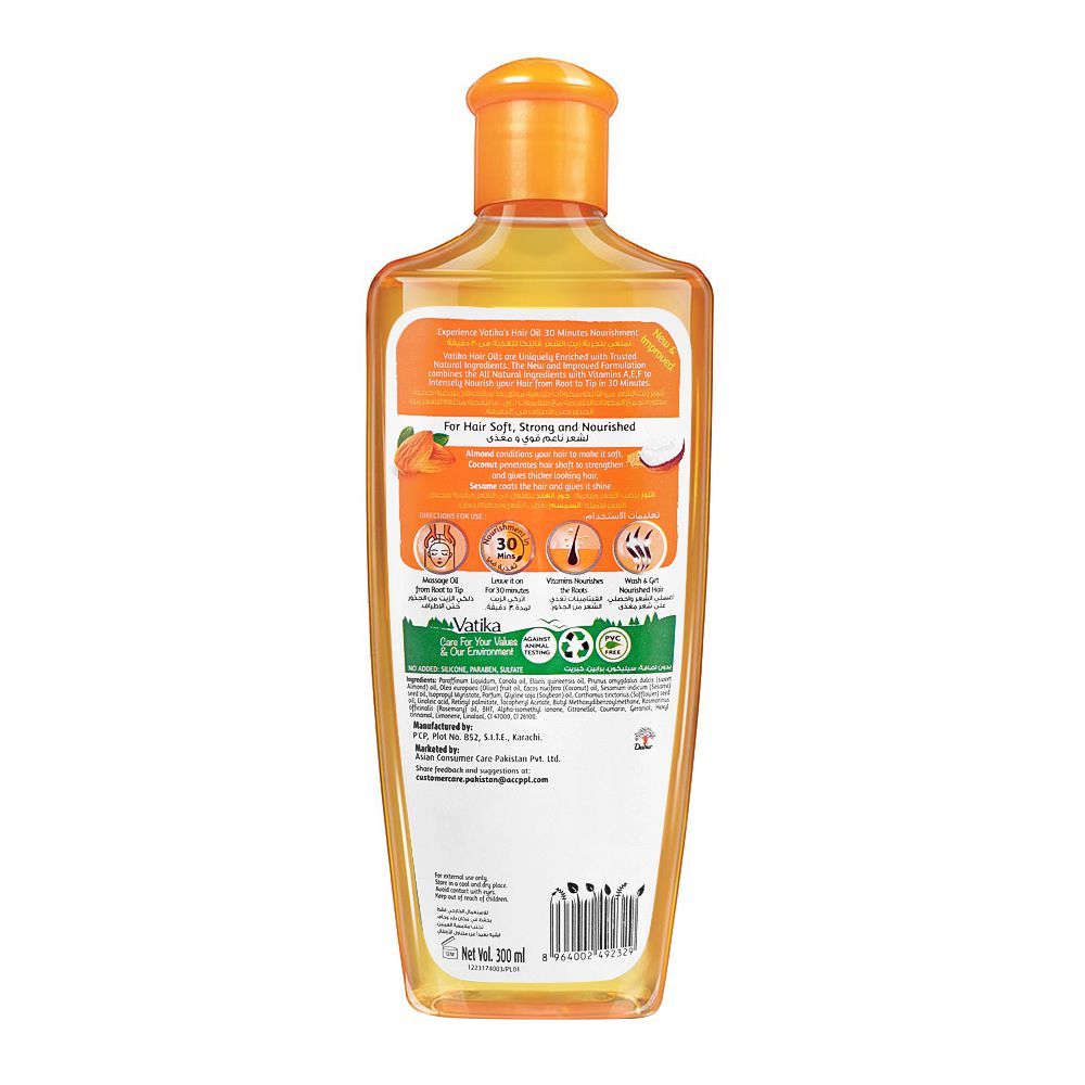 VATIKA ALMOND HAIR OIL 300ml
