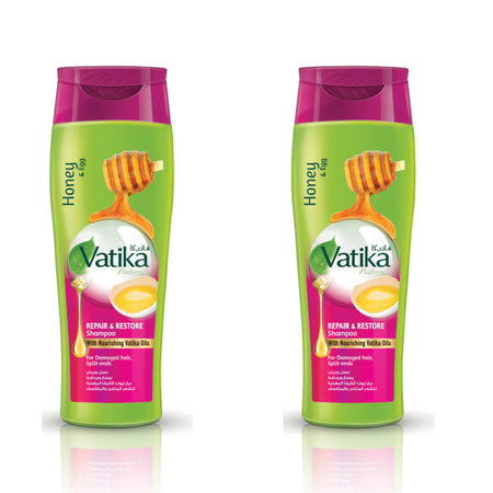 VATIKA HONEY & EGG SHAMPOO 2x400ml