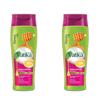 VATIKA HONEY & EGG SHAMPOO 2x400ml