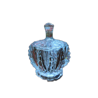 VELVET GLASS CANDY JAR VG178