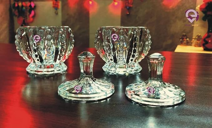 VELVET GLASS CANDY JAR VG178