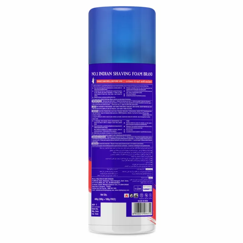 VI-JOHN HARD SKIN SHAVING FOAM 400gm