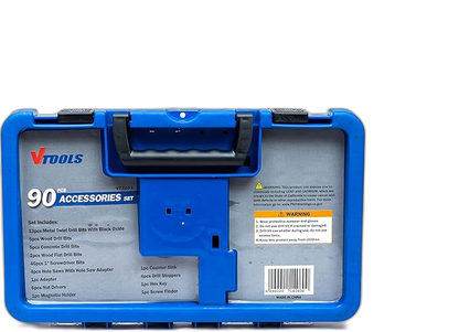 VTOOLS DRILL & BIT SET 90pcs VT3103