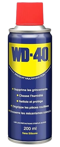 WD-40 Multi-Use - 200ml ,Spray Aerosol Can All-Purpose Lubricant, Cleans Rust, for Home & Workshop Use