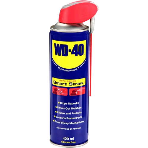 WD-40 Multi-Use Product with Smart Straw – 420ml ,Aerosol Can, Cleans Rust, for Home & Workshop Use