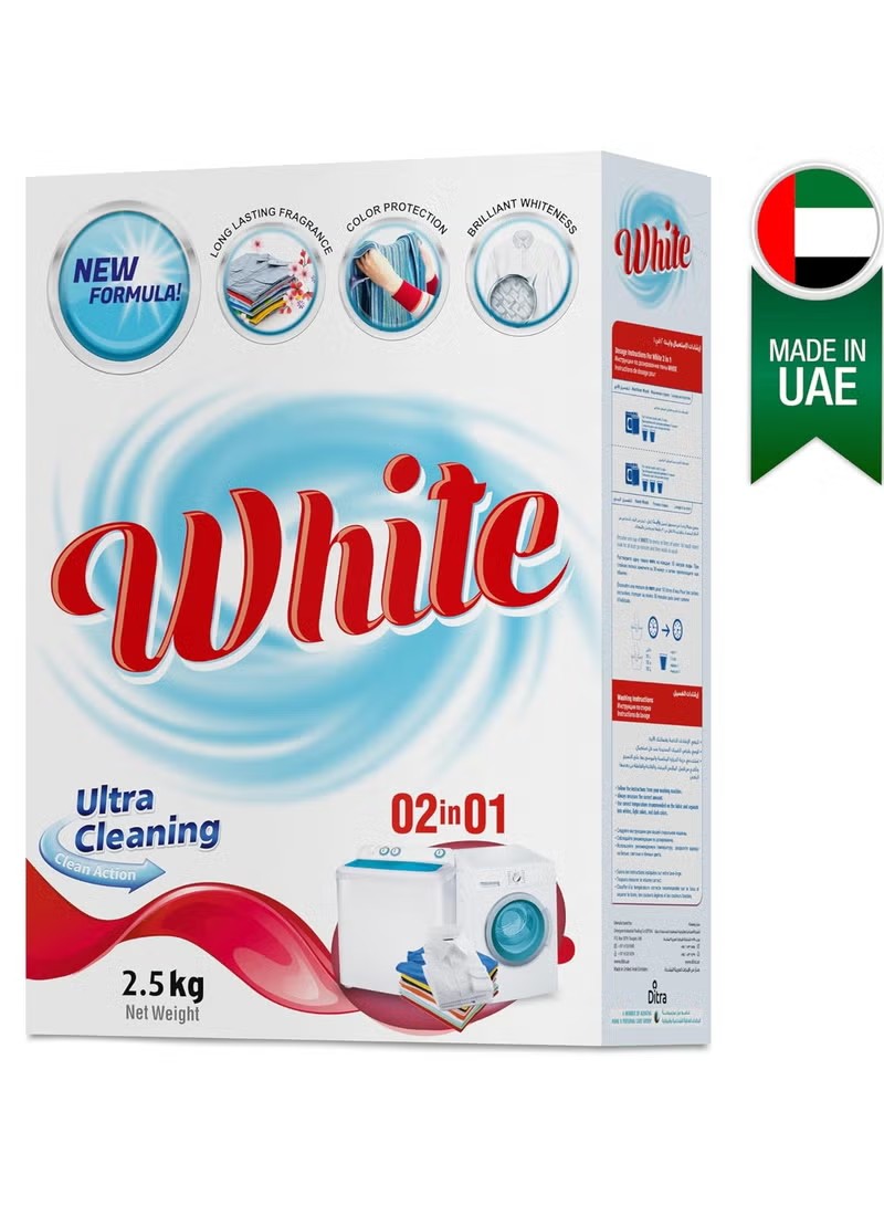 WHITE WASHING POWDER 2.5Kg