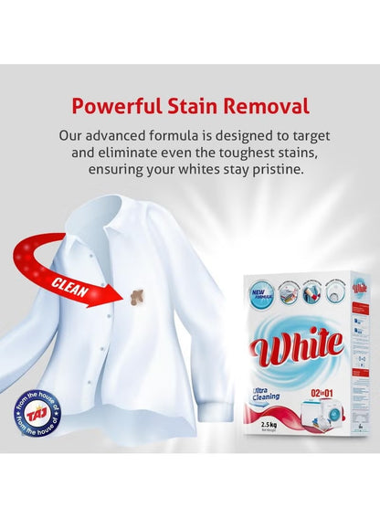 WHITE WASHING POWDER 2.5Kg