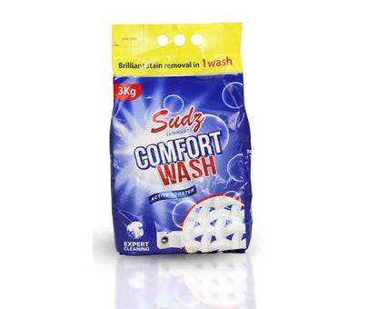 Sudz Comfort Wash Detergent, 3kg