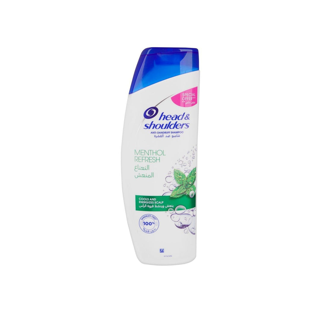 Head & Shoulders Menthol Refresh Anti-Dandruff Shampoo for Itchy Scalp, 400ml