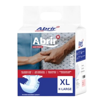 Abrir+ Adult Diapers - XL, 10 Diapers