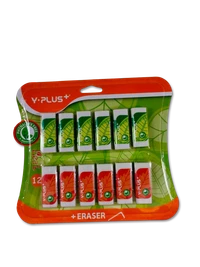 Y-PLUS ERASER 12Pcs EX110911