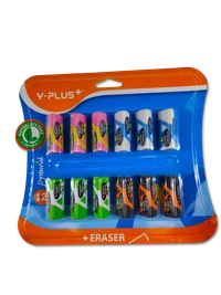 Y-PLUS ERASER 12Pcs EX130541