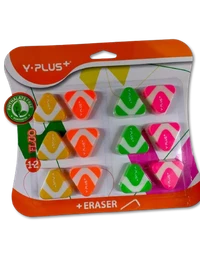 Y-PLUS ERASER 12Pcs EX170211