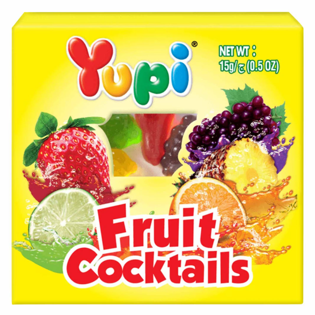 YUPI FRUIT COCKTAILS 16x14gm