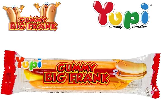 YUPI GUMMY BIG FRANK JELLY 24x28gm