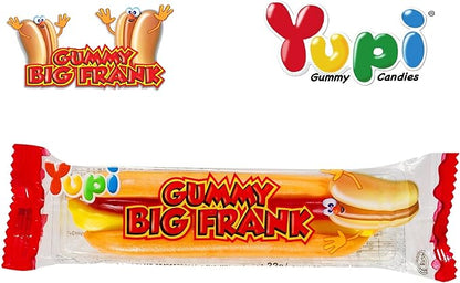 YUPI GUMMY BIG FRANK JELLY 24x28gm