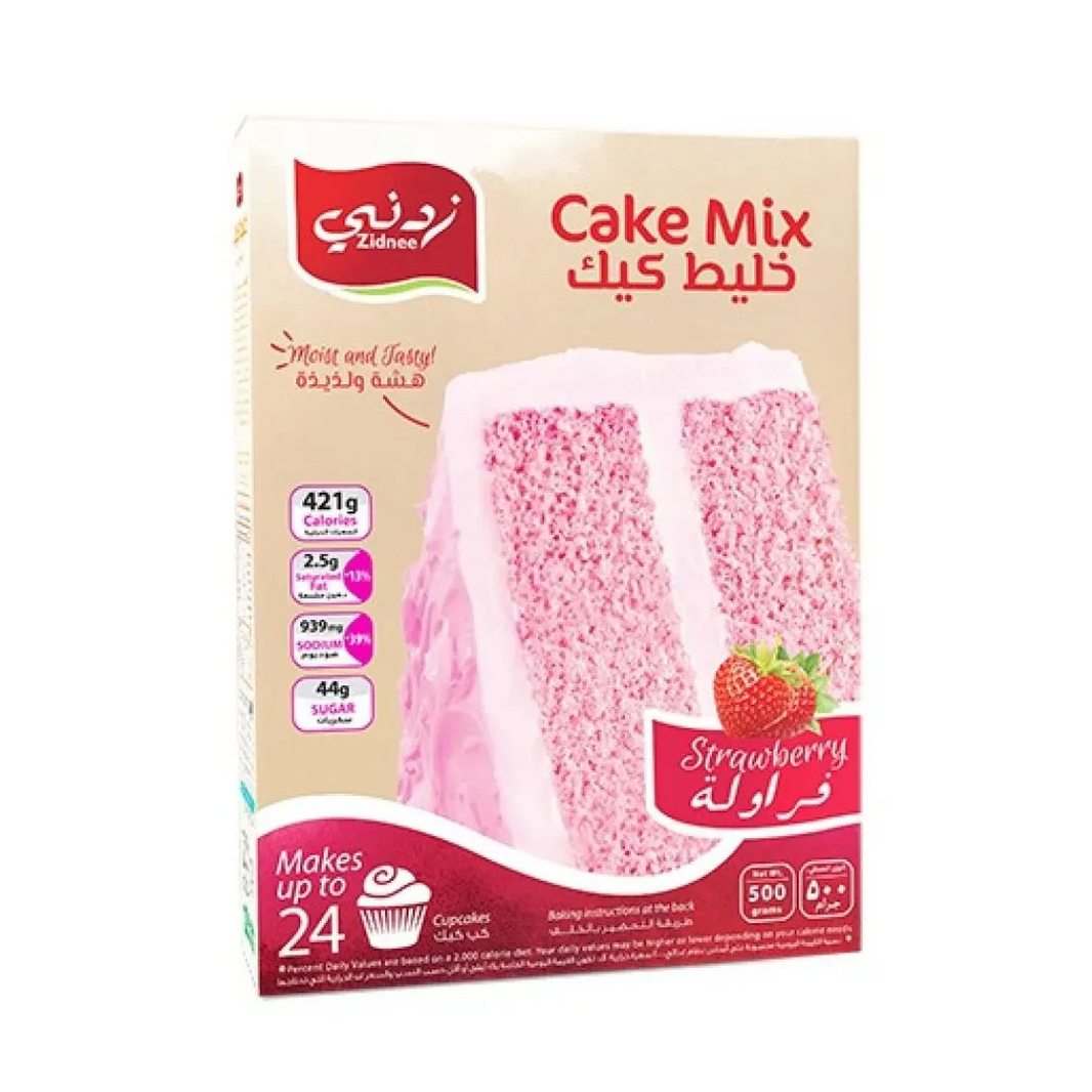 ZIDNEE STRAWBERRY CAKE MIX 500gm